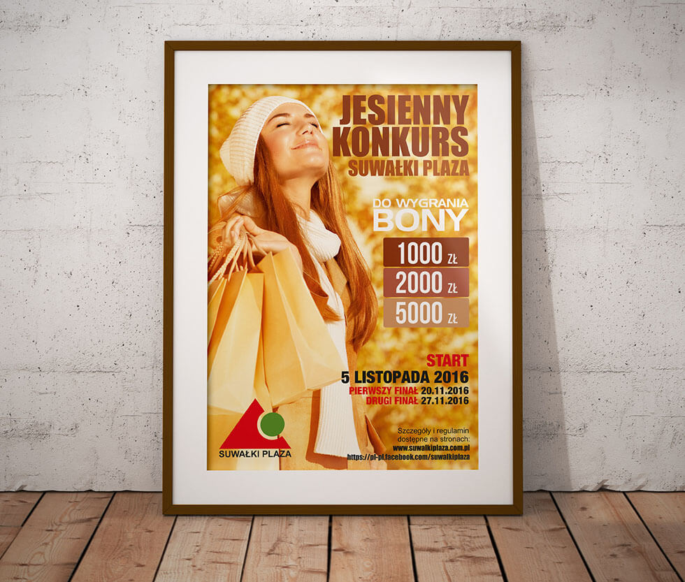 Suwałki Plaza Plakat przygotowany dla Centrum Handlowego Suwałki Plaza na jedną z akcji sprzedażowych.