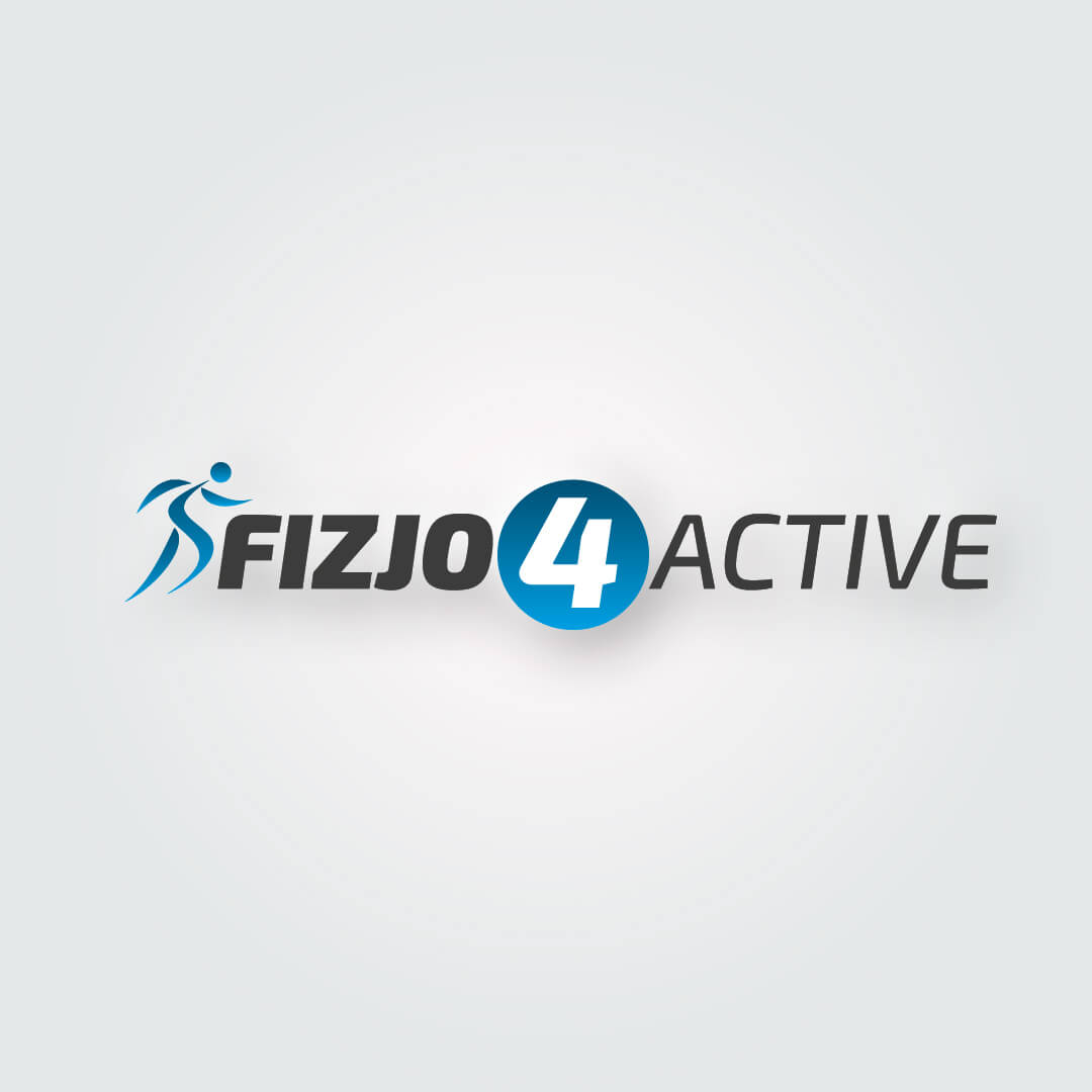 Fizjo4Active Logo przygotowane na potrzeby fizjoterapii.