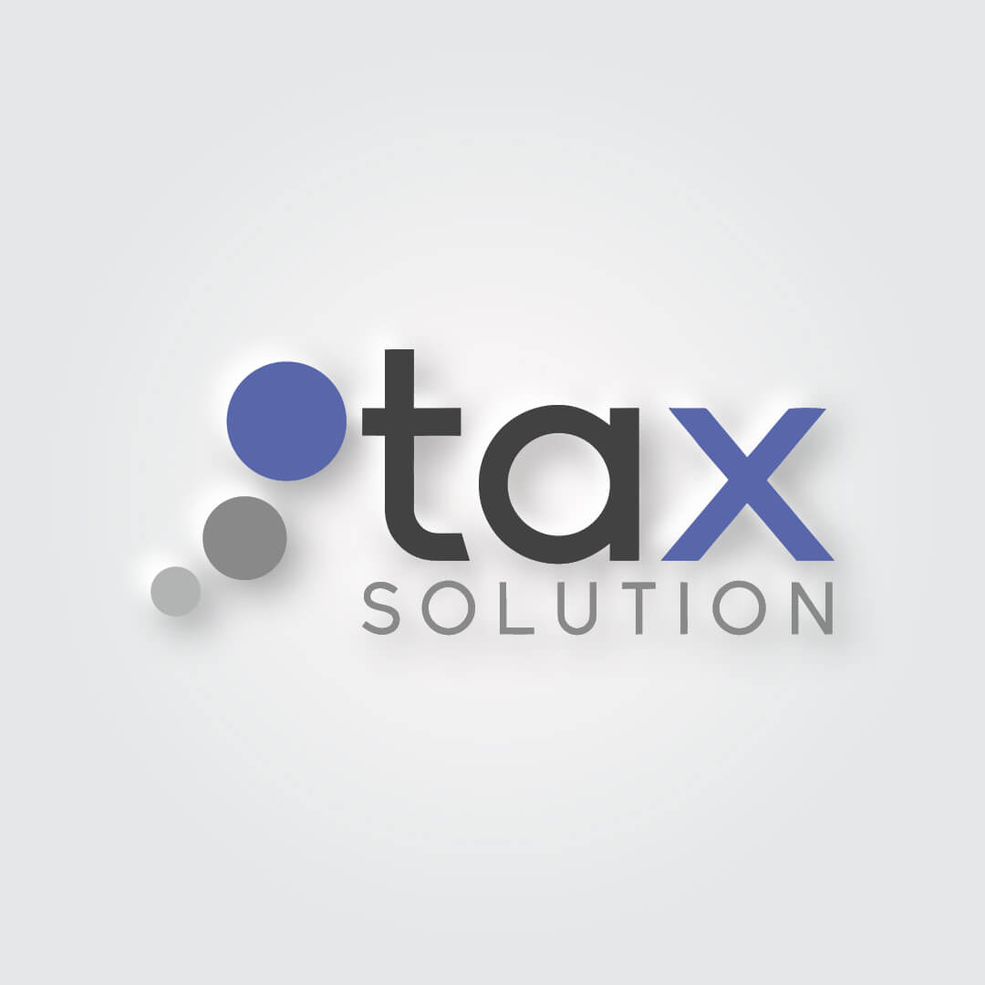 Tax solution Logo oraz księga znaku wykonana dla firmy Tax SOLUTION.